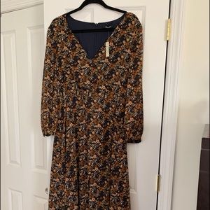 Madewell silk lined maxi dress NWT